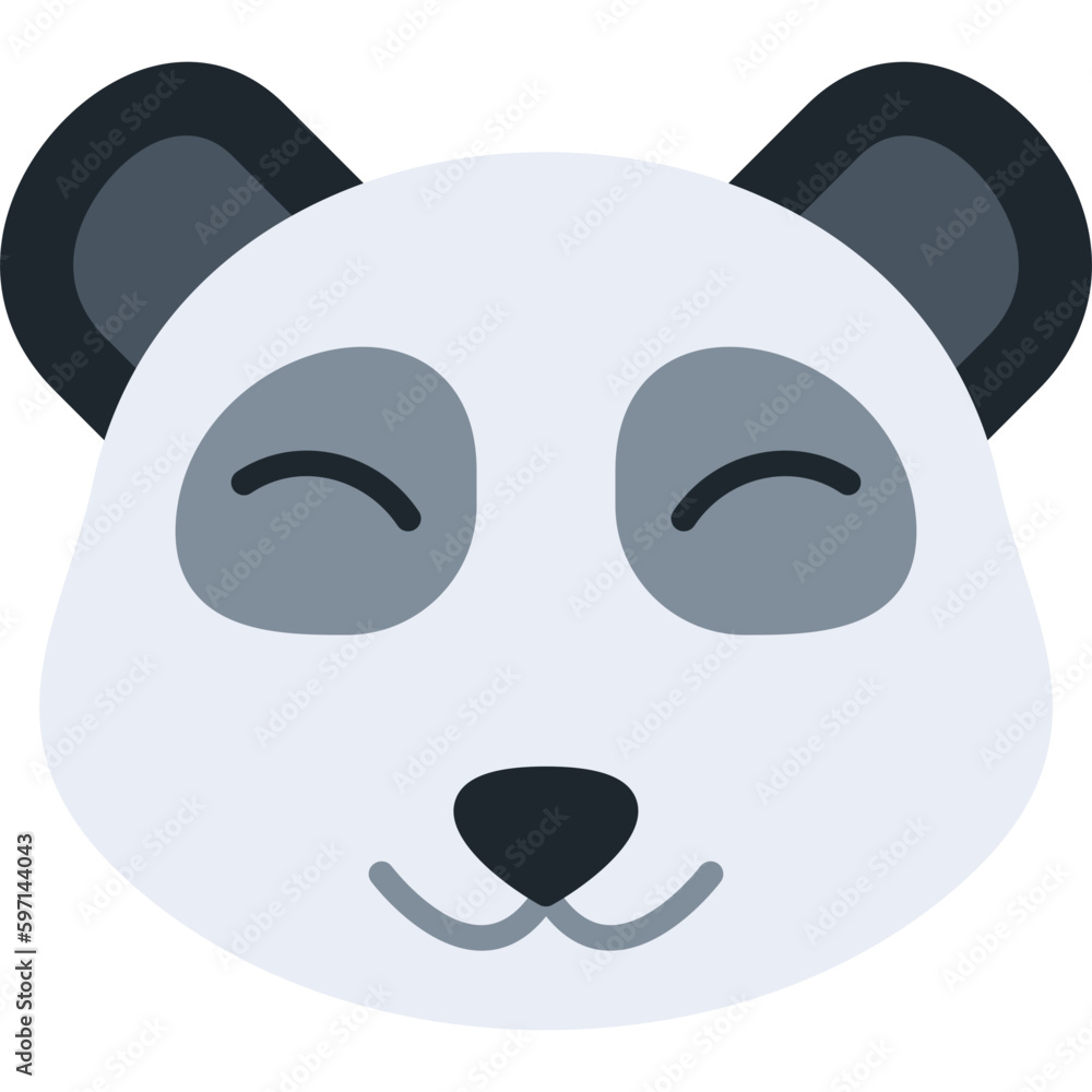 Panda Emoji Icon Panda Emoji Icon
