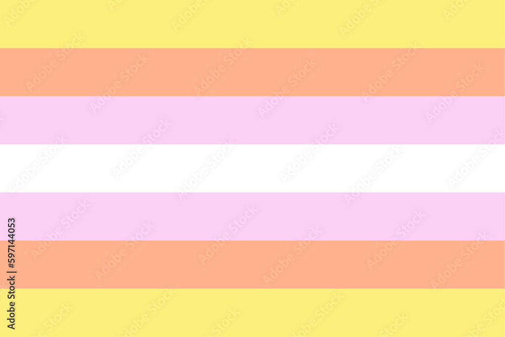 LGBTQ+ Rights Pride Flag of Pangender flag Vector LGBTQ+ Rights Pride Flag of Pangender flag Vector
