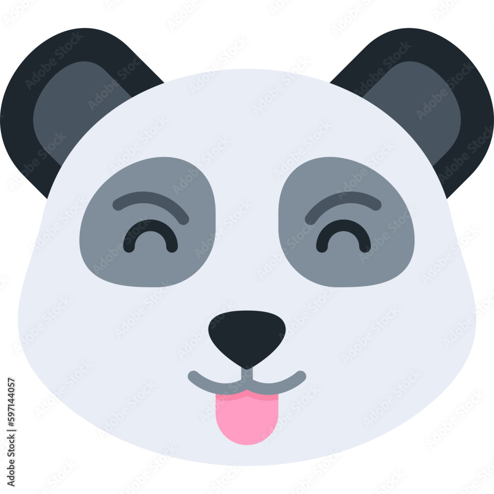 Panda Emoji Icon Panda Emoji Icon