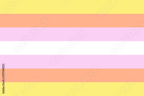 LGBTQ+ Rights Pride Flag of Pangender flag Vector