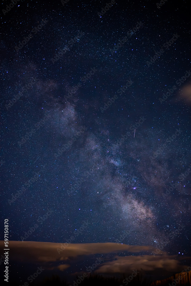 Milky Way, night sky with stars