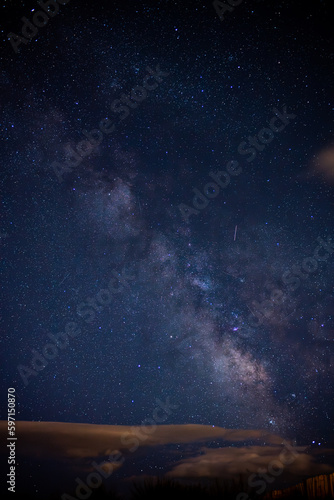 Milky Way  night sky with stars