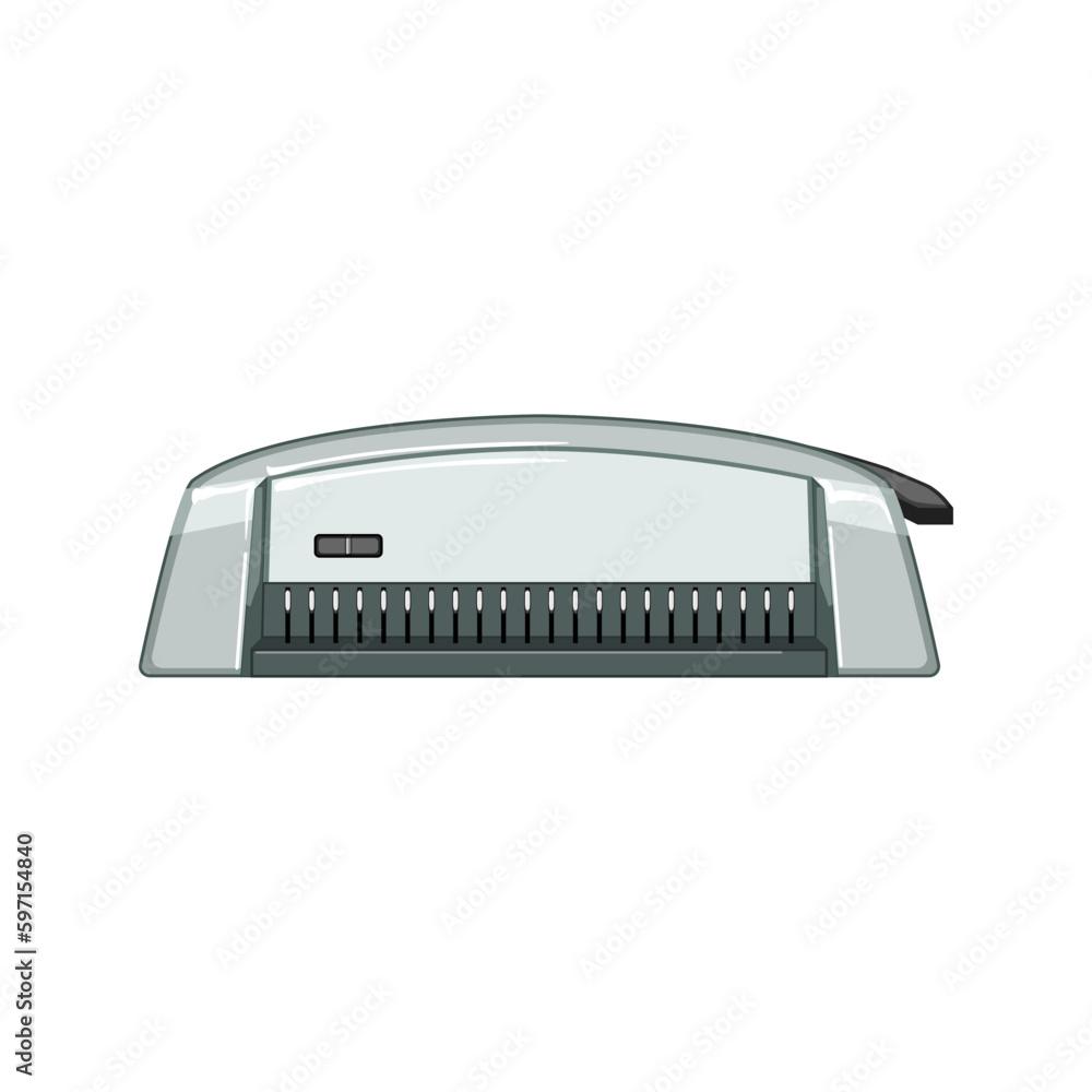press binding machine cartoon vector illustration press binding machine cartoon vector illustration