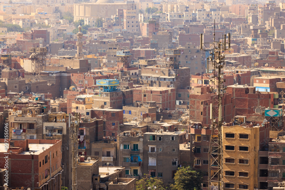 Roof view of downtown Cairo - Egypt