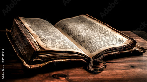 An ancient book was opened - generative ai.