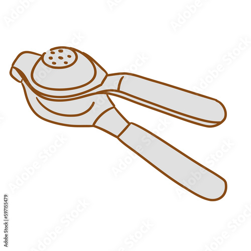 kitchenware_cookware_doodle_cartoon_garlic grinder_file png photo