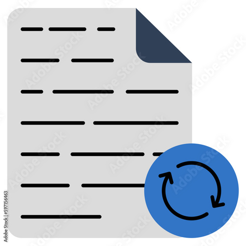 Premium download icon of file update 