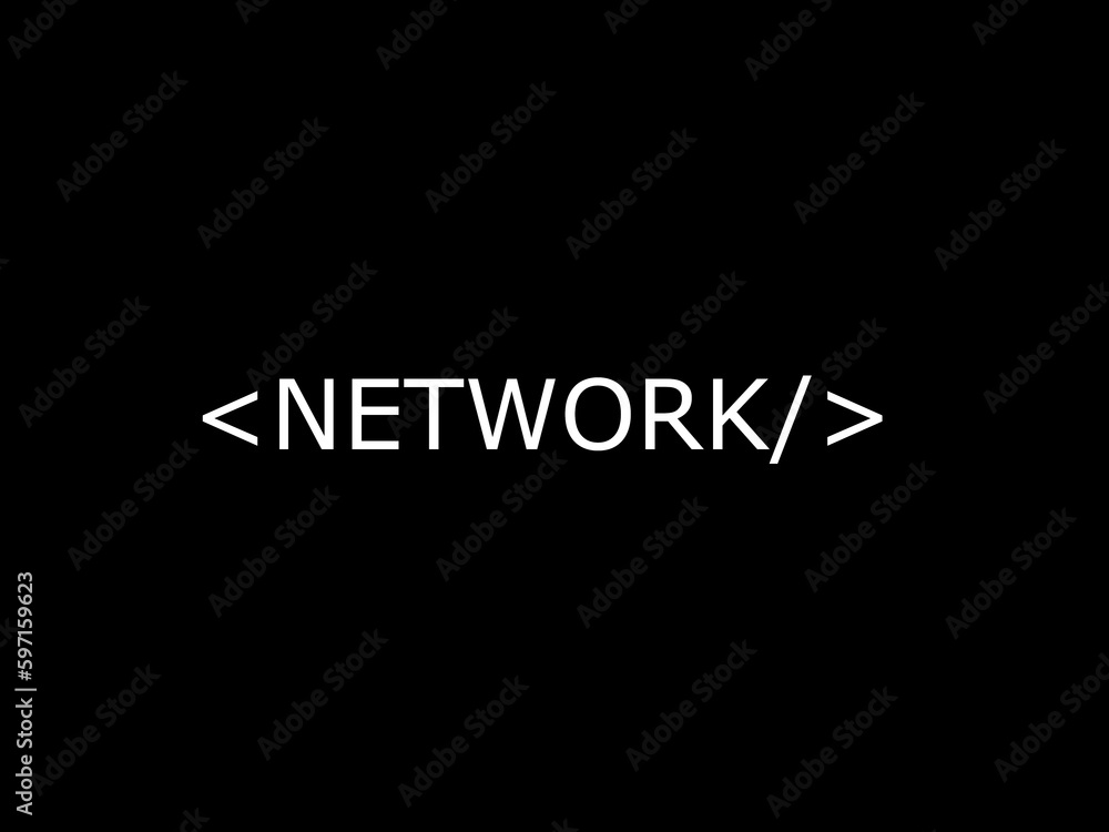Fototapeta premium Network