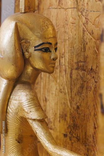 Detail of the tomb of Tutankhamun in Cairo - Egypt photo