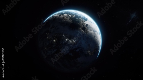 Epic scene of earth