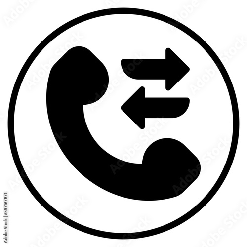 call log glyph icon