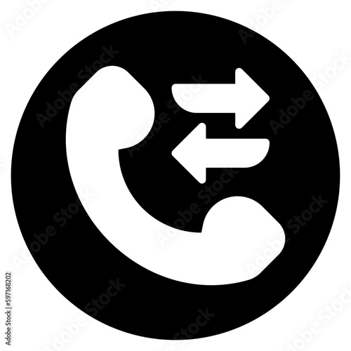 call log glyph icon