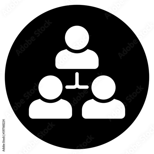 group glyph icon