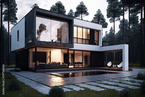 Beautiful modern house