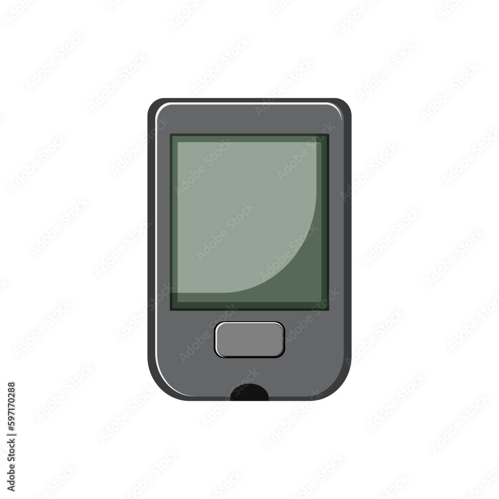 level blood glucometer cartoon vector illustration level blood glucometer cartoon vector illustration