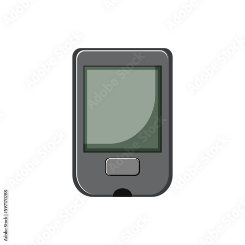 level blood glucometer cartoon vector illustration