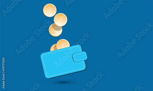 icona, portamonete, concetto risparmio, economia, finanza, 