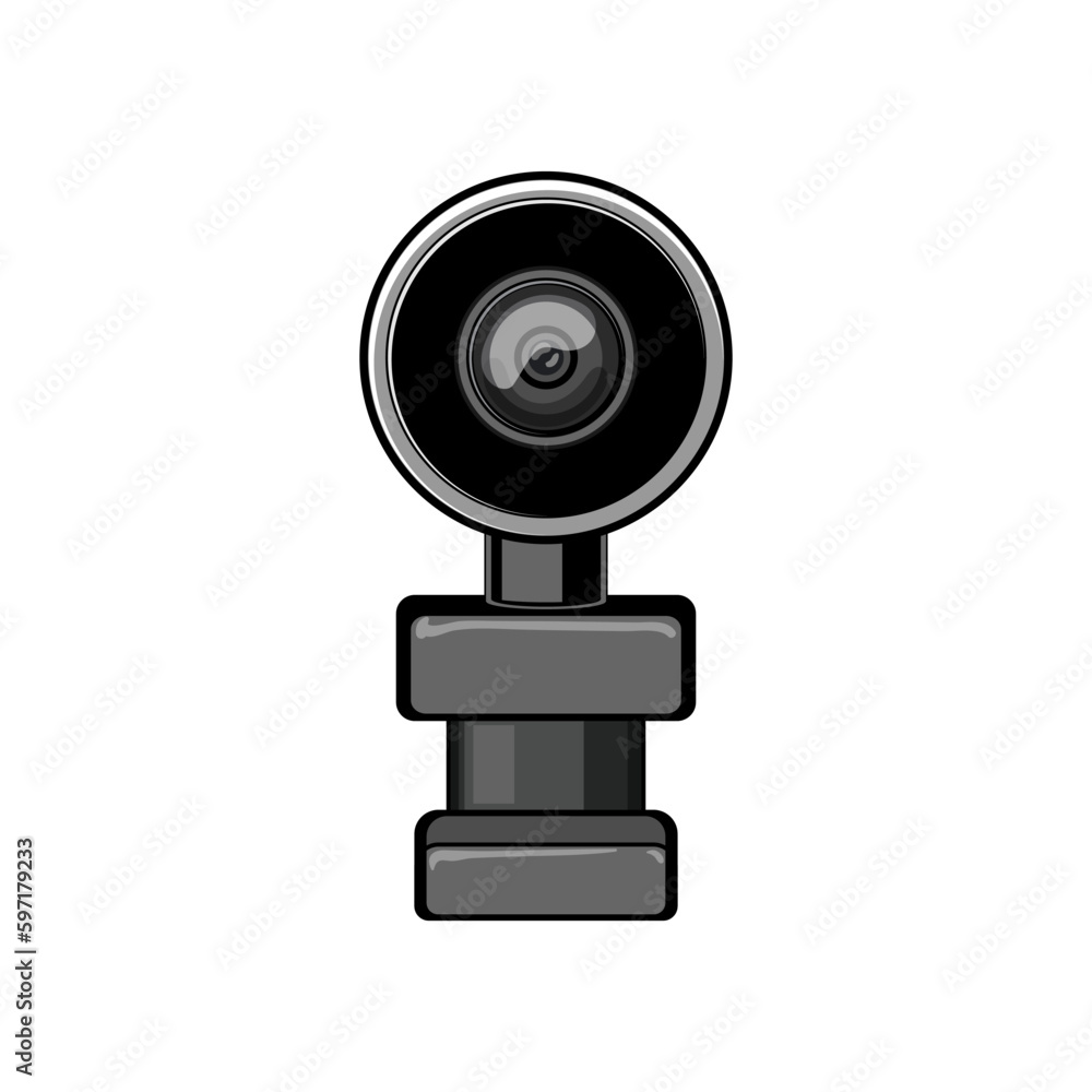 cam web camera cartoon vector illustration cam web camera cartoon vector illustration