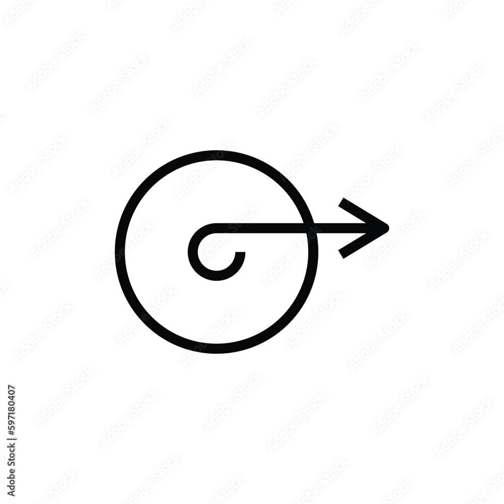 End of reel sign icon. Graphical symbol modern, simple, vector, icon for website design, mobile app, ui. Vector Illustration End of reel sign icon. Graphical symbol modern, simple, vector, icon for website design, mobile app, ui. Vector Illustration