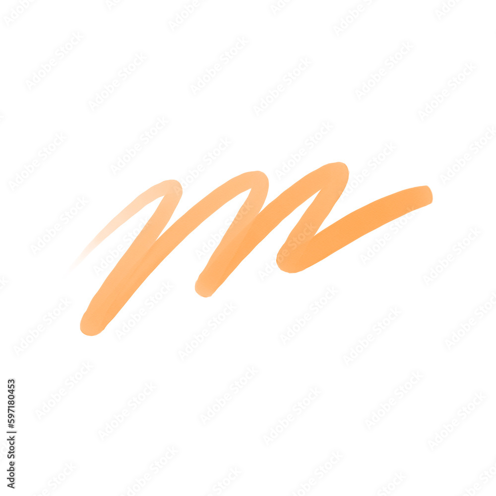 Obraz premium watercolor brush line