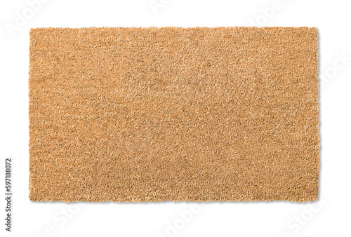 Transparent Background PNG Blank Door Mat.