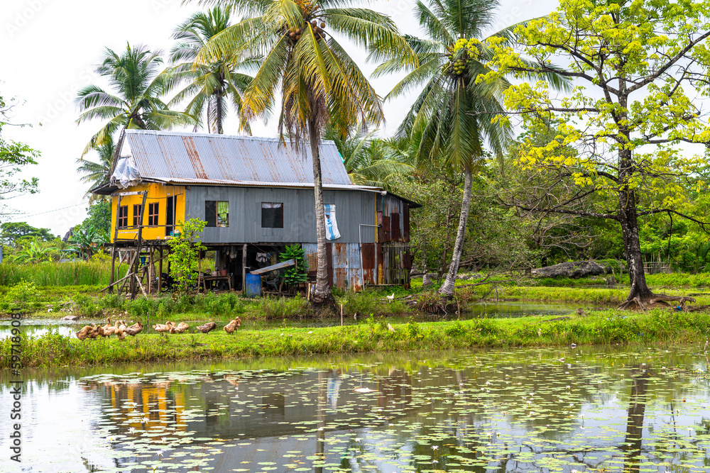 beautiful town of ramang ramang in sulawesi, indonesia beautiful town of ramang ramang in sulawesi, indonesia