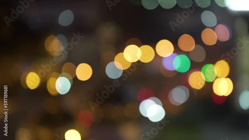 Wallpaper Mural Aerial view, night city view with night sky Torontodigital.ca