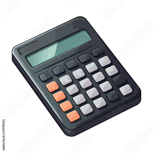 finance with calculator equipment