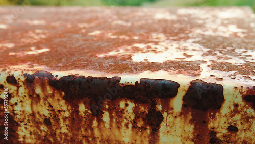 Fotografie Urban disfigurement due to rust