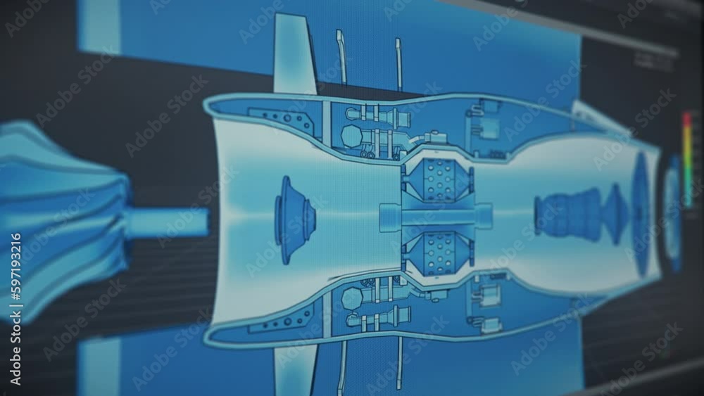 CAD 3D Software Technology Enables Detailed Display of Turbine
