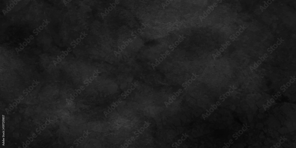 Obraz premium Monochrome texture painted on canvas. Artistic cotton grunge black background. Vector illustrator