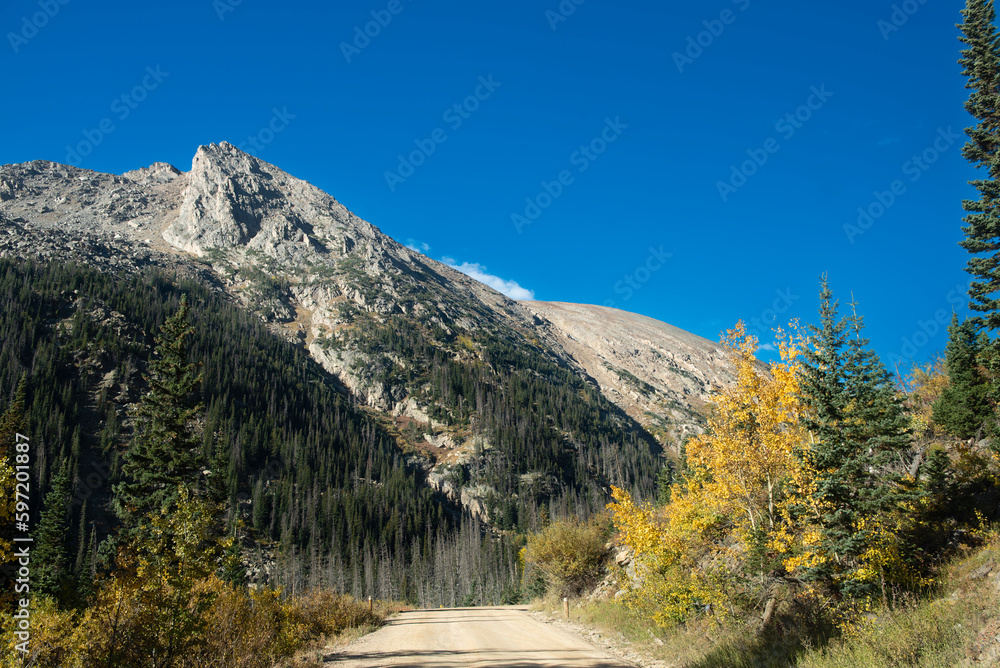 Rocky Mountains in the Fall