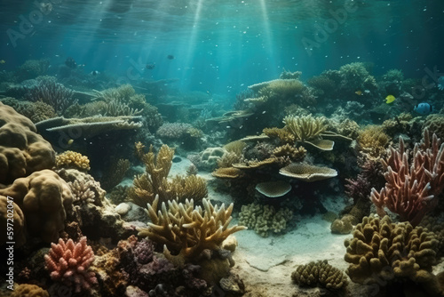 Sea reef bottom. Ai © rul8let