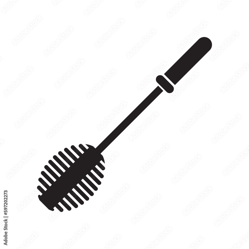 Toilet brush icon,logo illustration design template. Toilet brush icon,logo illustration design template.