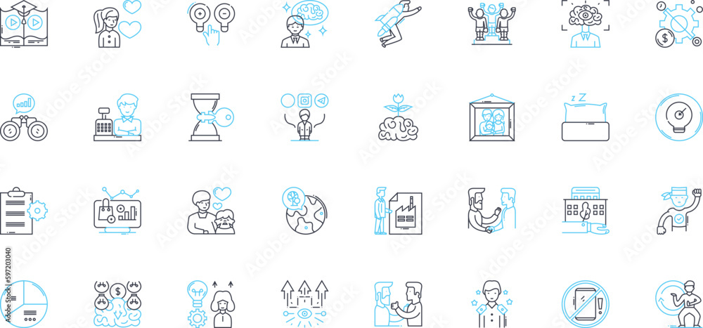 Marketing satisfaction linear icons set. Engagement, Conversion, Loyalty, Retention, Feedback, Advocacy, Insight line vector and concept signs. Strategy,Analytics,Progress outline illustrations Marketing satisfaction linear icons set. Engagement, Conversion, Loyalty, Retention, Feedback, Advocacy, Insight line vector and concept signs. Strategy,Analytics,Progress outline illustrations
