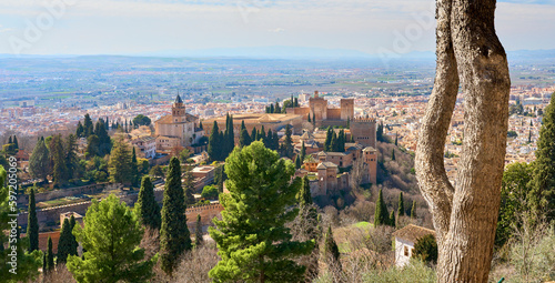 panoramic view on the city ...