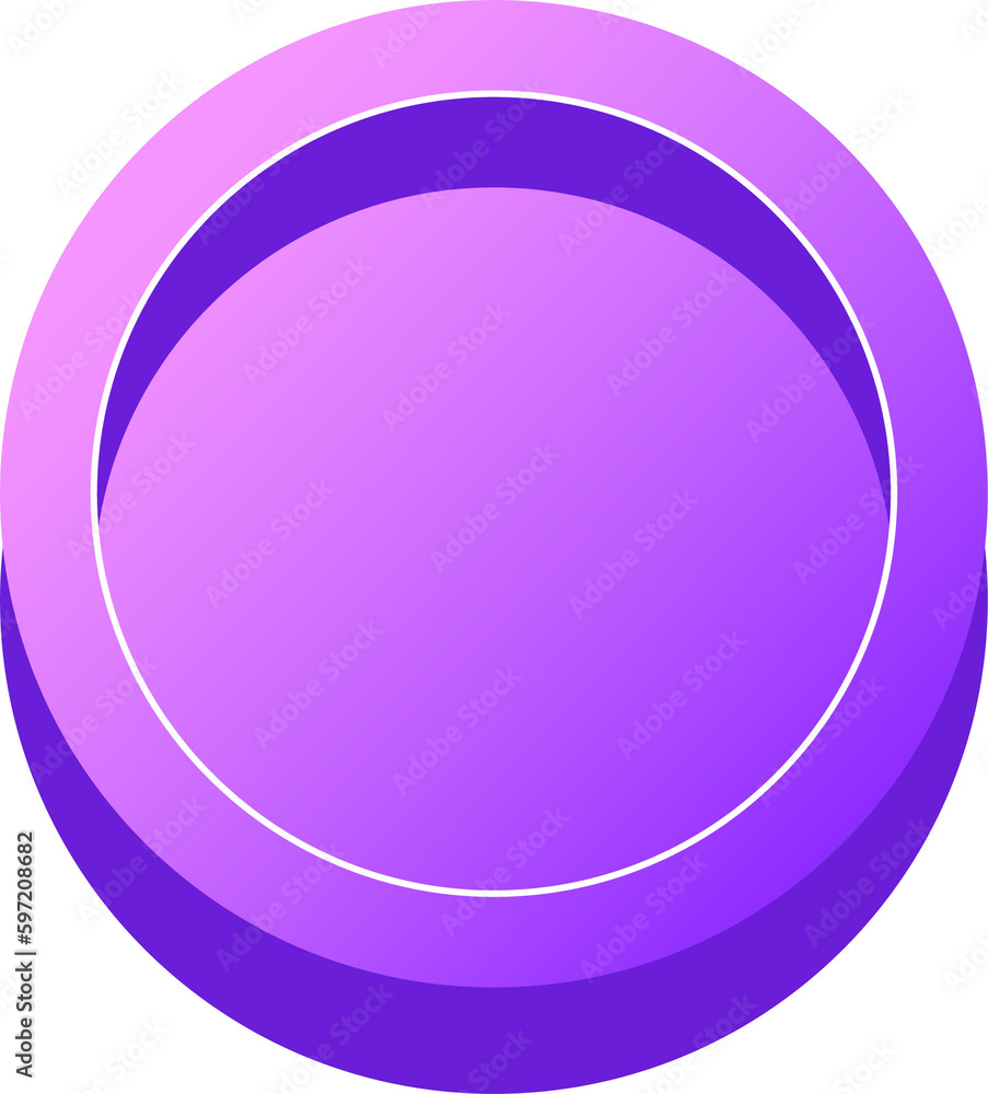 simple 3D colorful glossy buttons.purple shape board or frame symbol simple 3D colorful glossy buttons.purple shape board or frame symbol