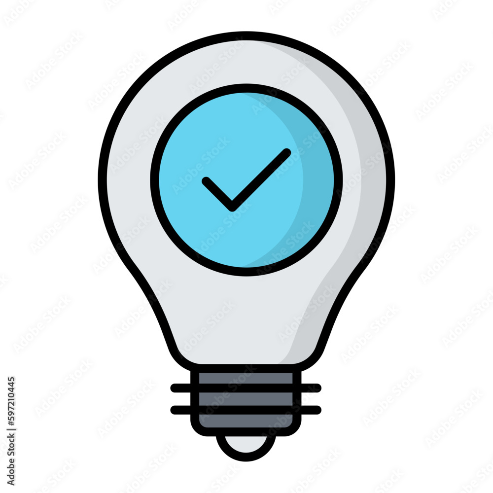 Innovation Check Line Color Icon Innovation Check Line Color Icon