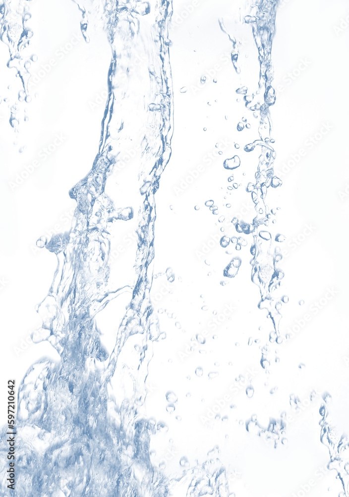 Water bubbles, splash, underwater clear liquid, flowing water on the surface, isolated on a transparent background Water bubbles, splash, underwater clear liquid, flowing water on the surface, isolated on a transparent background
