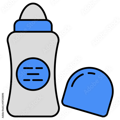 A unique design icon of body spray 