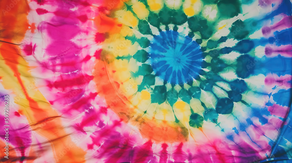 cool indian east inspired tie dye artwork, generative ai technology cool indian east inspired tie dye artwork, generative ai technology