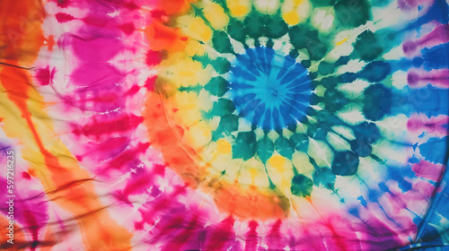 cool indian east inspired tie dye artwork  generative ai technology