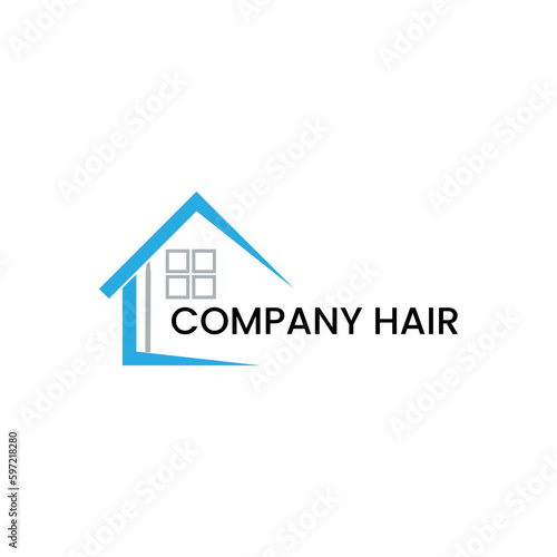 house logo design.Social media set in support of self-isolation and staying at home. Distancing measures to prevent virus spread. Isolated icon set on white background perfect for posts,