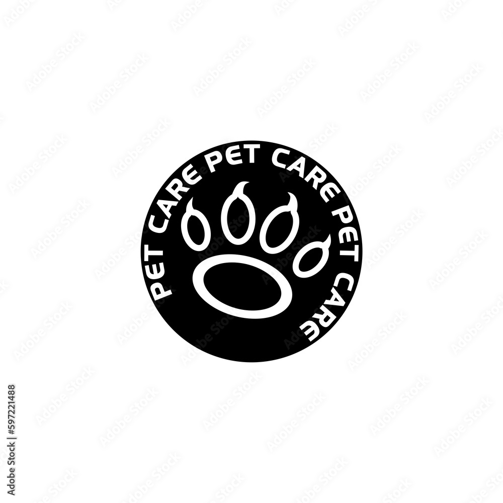 Pet care icon isolated on white background Pet care icon isolated on white background