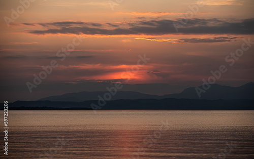 Sonnenuntergang am Gardasee