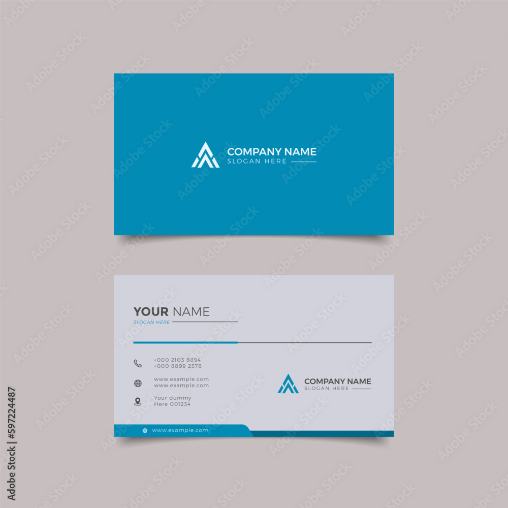 Modern professional business card Premium Vector Modern professional business card Premium Vector