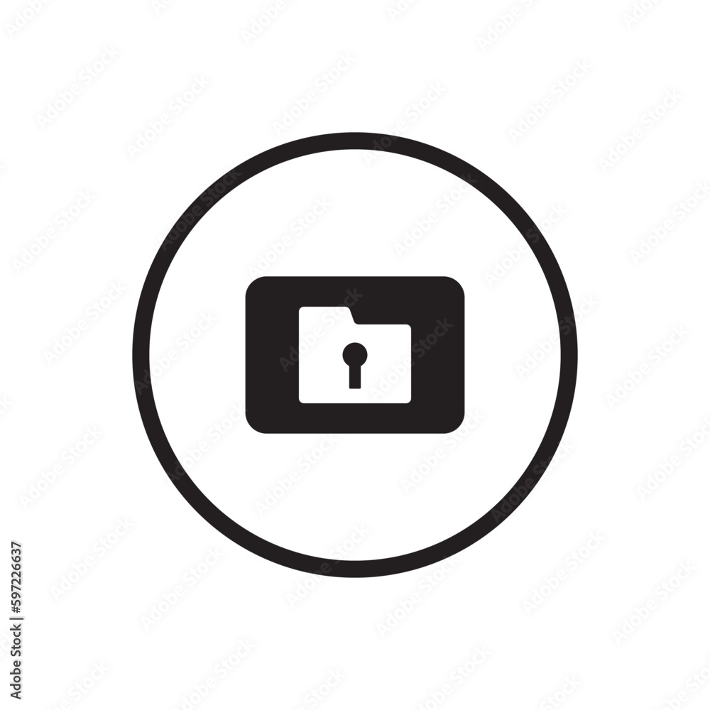 secure folder locked fills locked folder sign lock icon secure folder locked fills locked folder sign lock icon