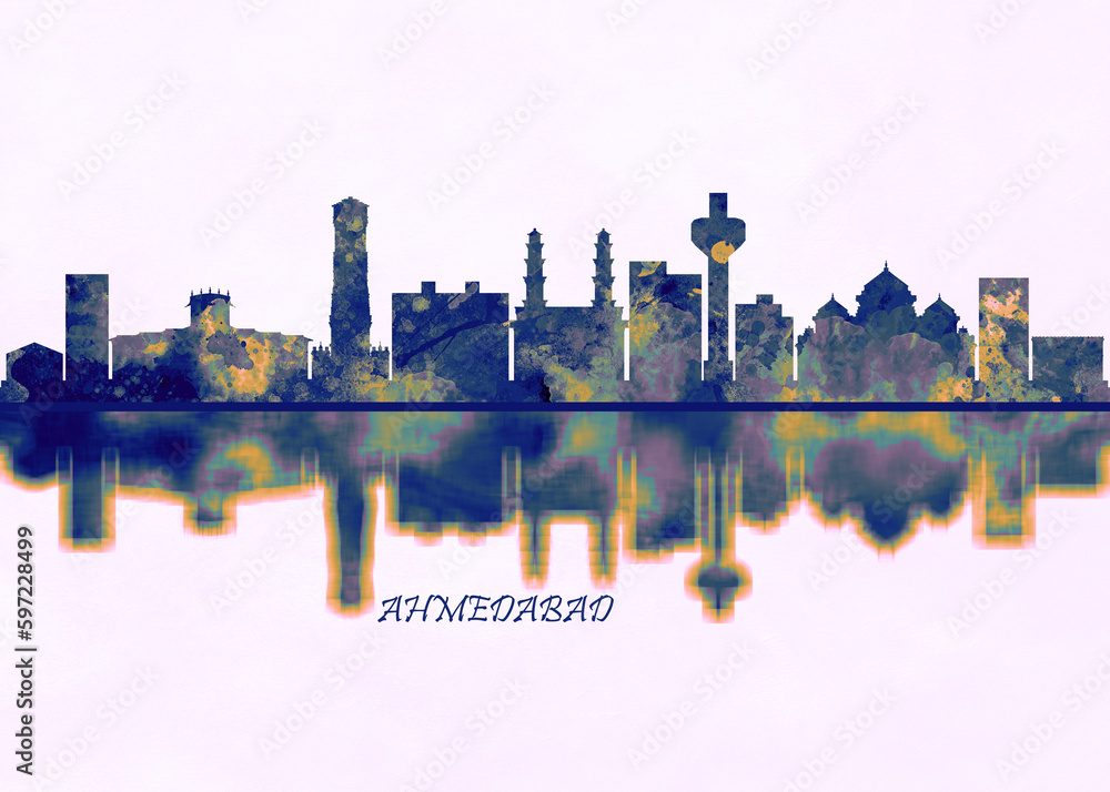 Fototapeta premium Ahmedabad Skyline