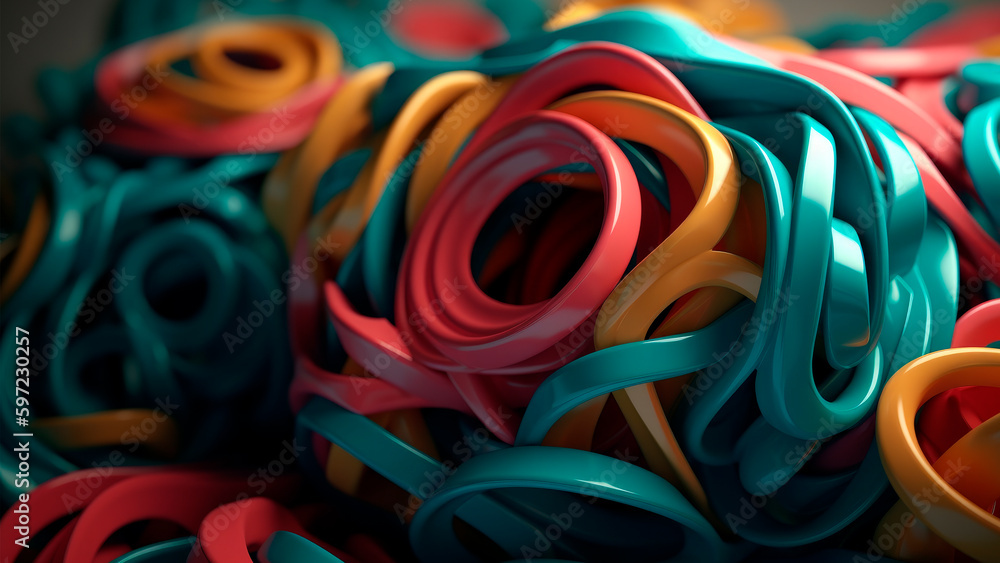 3D Abstract color 07