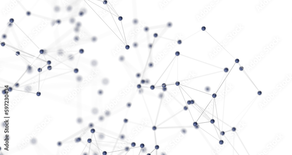 Concept of Network, internet communication. 3d illustration PNG transparent - obrazy, fototapety, plakaty 